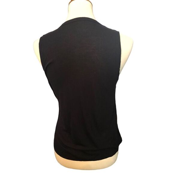 Disney Princess black sleeveless front tie graphic tee - Picture 5 of 9